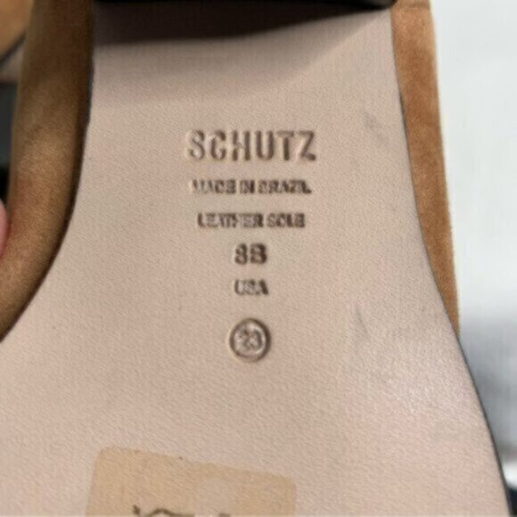 NWT Schutz Alexxa Leather Suede Ankle Boots - Picture 9 of 14